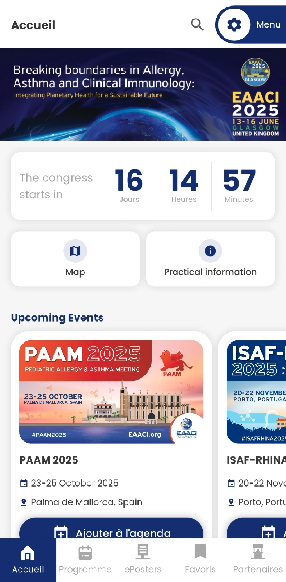 Mobile App Home page